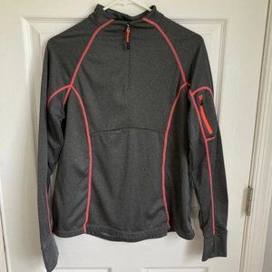 Mondetta athletic quarter zip pullover grey jacket